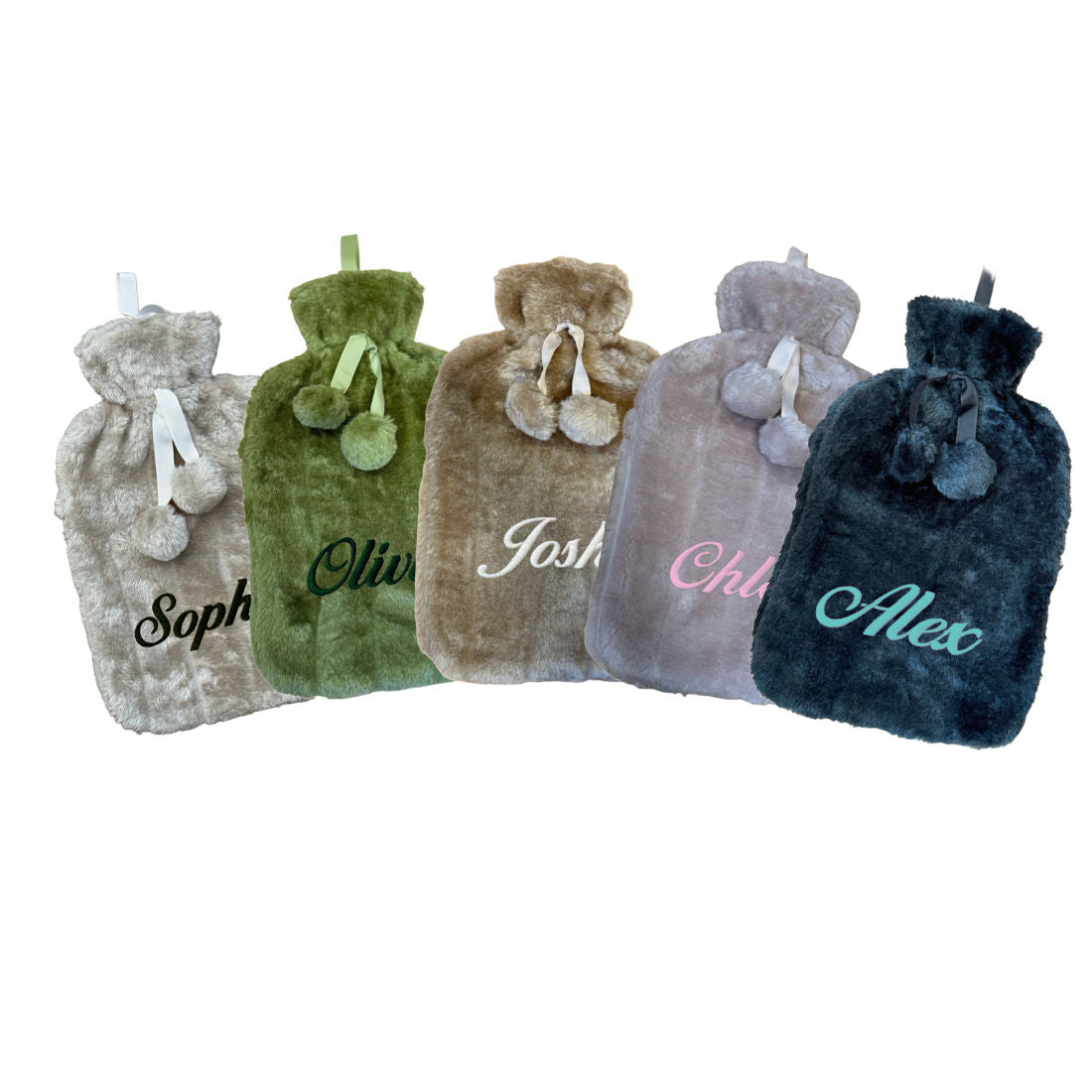 Pom Pom Hot Water Bottle